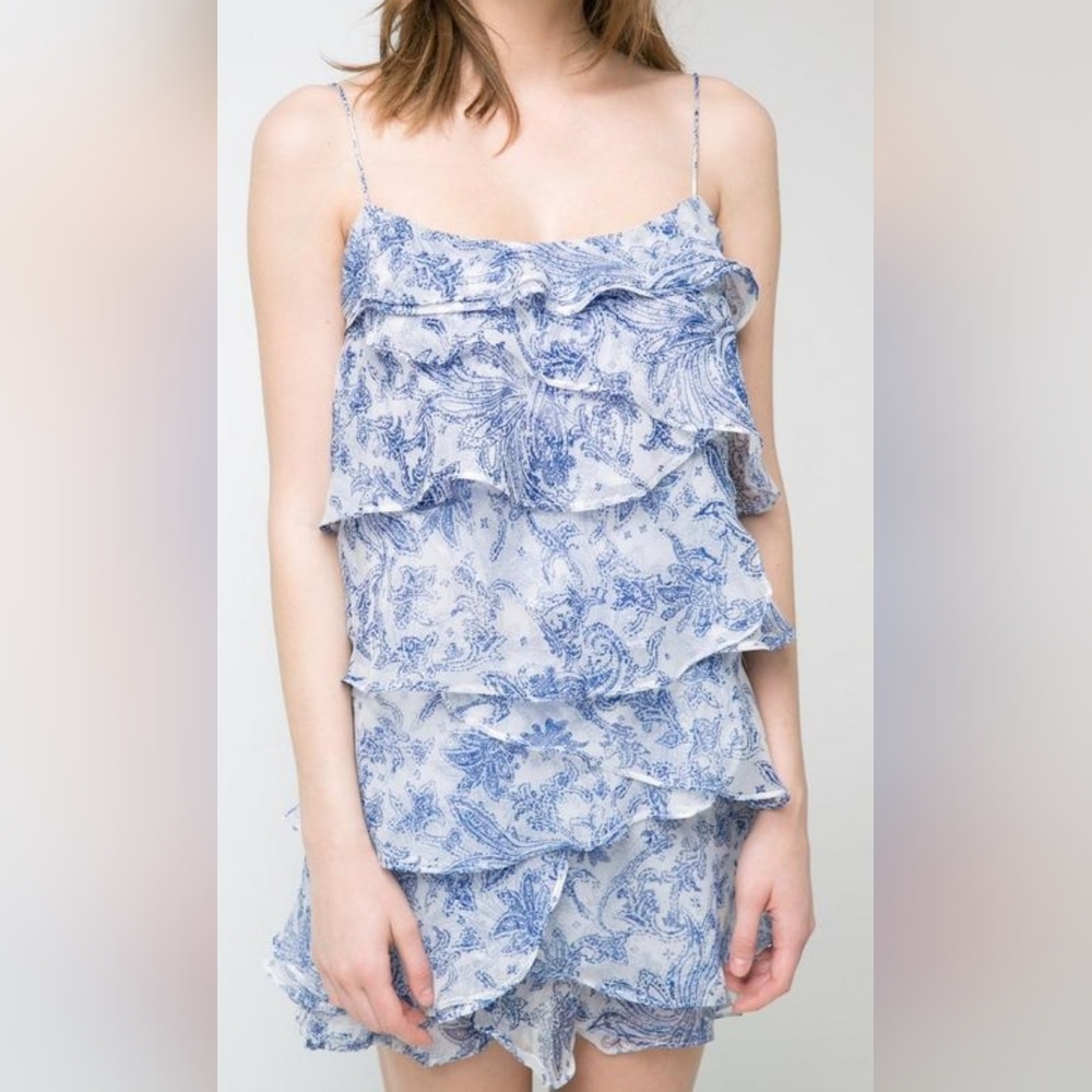 Mango Floral Print Day Dress